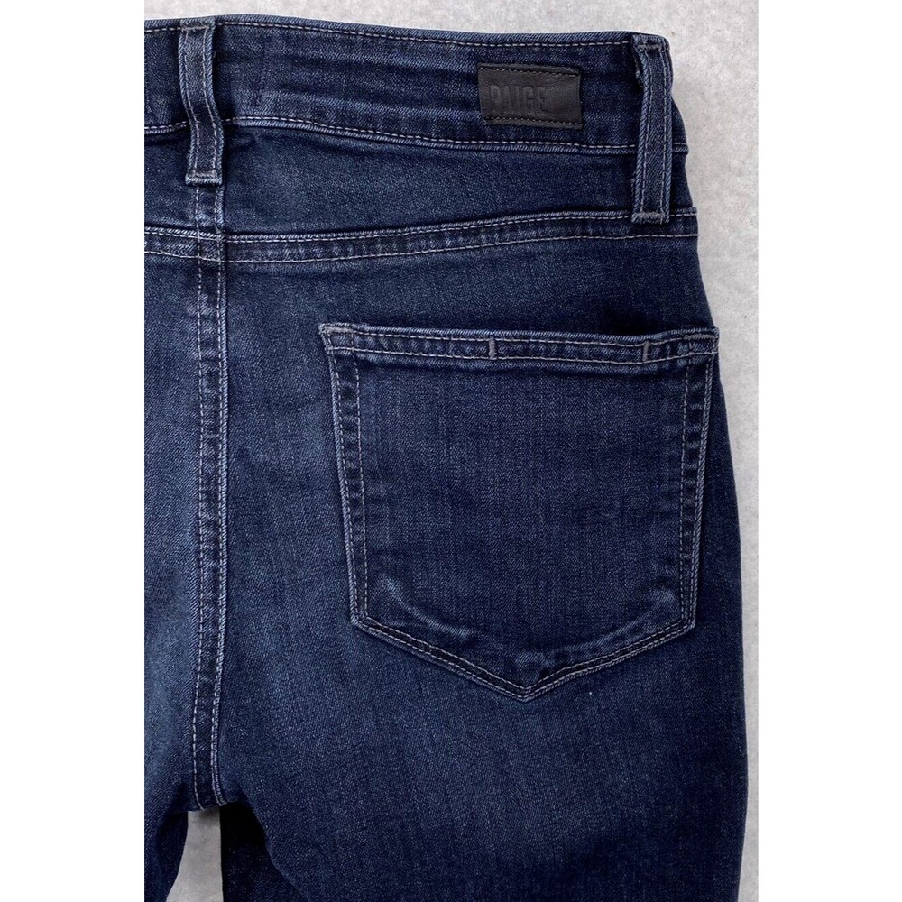 Paige Jeans Women’s Size 27  Denim Verdugo Ankle Zipper Blue Dark Wash - Picture 5 of 13